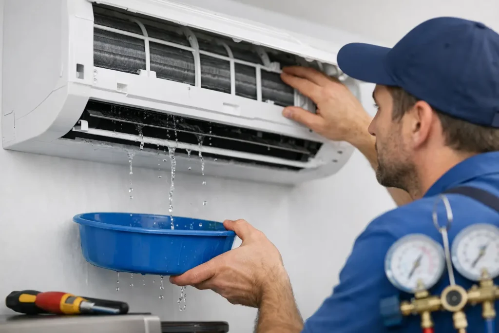 Aircond Leaking Water Repair Guide