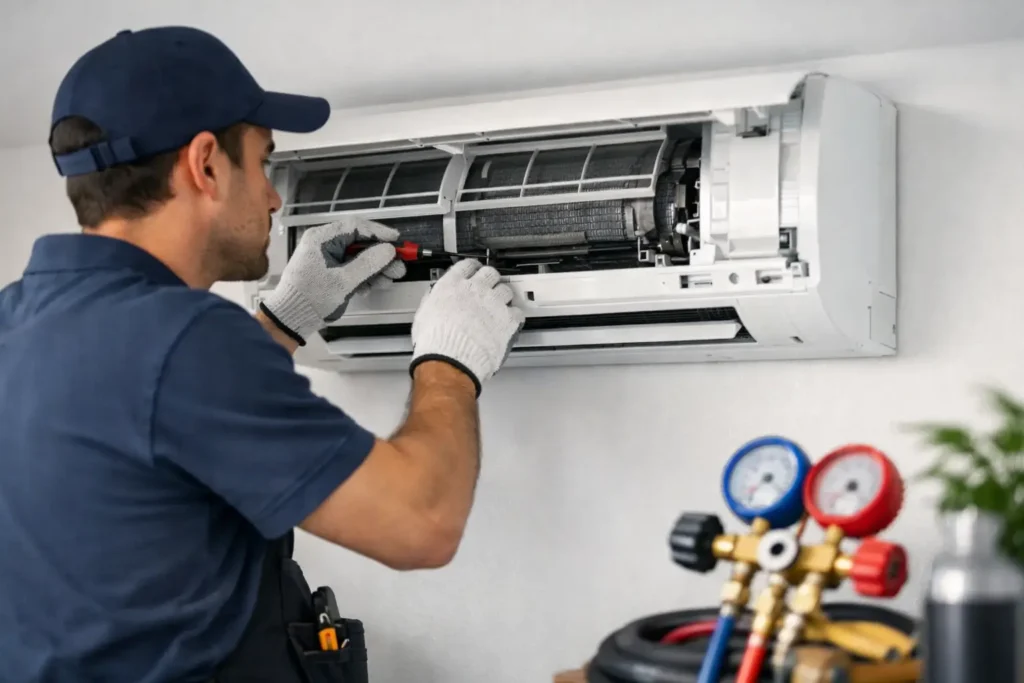 What Happens During Aircond Service?